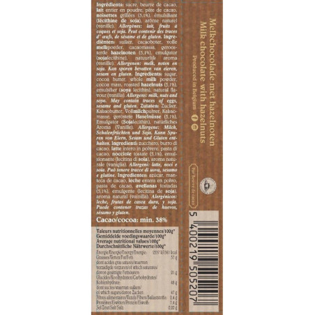 BATON LAIT NOISETTE-45GR