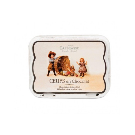 OEUFS CHOCOLAT LAIT-boite 12 mini oeufs-78grs