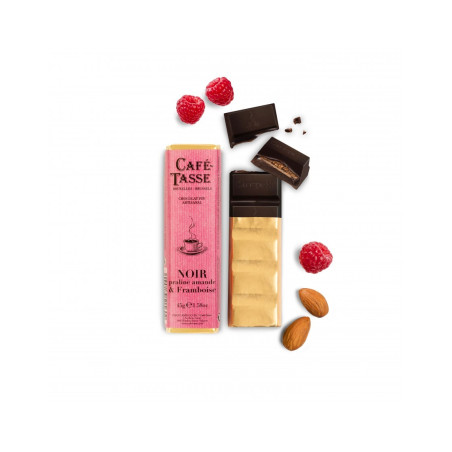 BATON NOIR PRALINE FRAMBOISE-45GR