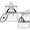BOÎTE METAL VIDE AIRSCAPE 250GR