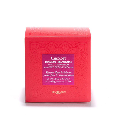 PASSION FRAMBOISE, 20 SACHETS CRISTAL ®