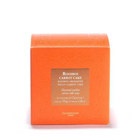 ROOIBOS CARROT CAKE, 25 SACHETS CRISTAL®