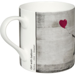MUG 385 ml- Girl with balloons by Bansky - KONITZ