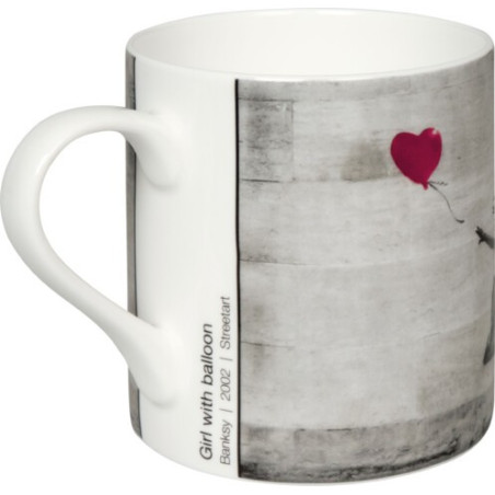MUG 385 ml- Girl with balloons by Bansky - KONITZ