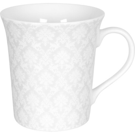 MUG WHITE SILENCE- Damassé - KONITZ