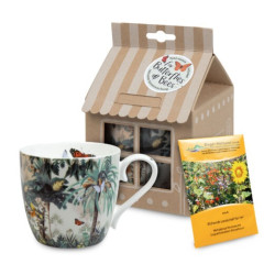 MUG + coffret + graines de fleurs Jungle heritage - Binny Talib-425 ml - KONITZ