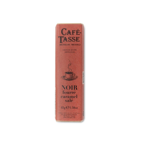 BATON chocolat noir fourrée caramel salé-45GR