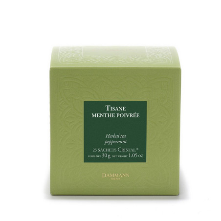 MENTHE POIVRÉE, 25 SACHETS CRISTAL ®