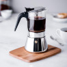 CAFETIÈRE ITALIENNE INOX/VERRE EXPRESS - SIENA 4T