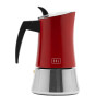 CAFETIERE ITALIENNE INOX MOKA HOLA ROUGE 4 T
