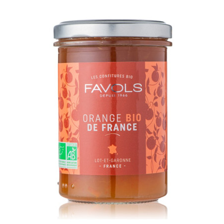 CONFITURE BIO ORANGE DE FRANCE -250G