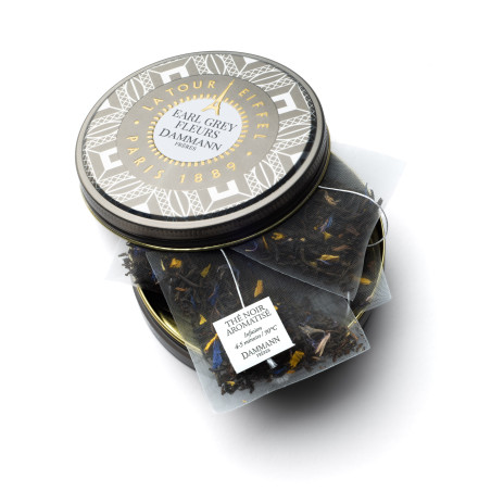 EARL GREY FLEURS - BOITE METAL RONDE