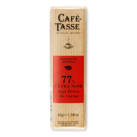 BATON NOIR 77% fèves cacao-45GR