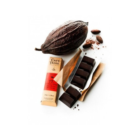 BATON NOIR 77% fèves cacao-45GR