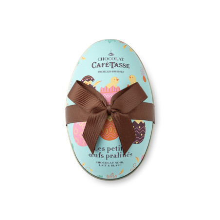 OEUF METAL CHOCOLAT ASSORTIS - 12 minis oeufs