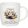 Mugs, livres, chat et thé (français) - 400 ML - KONITZ