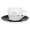 Set Coffee bar THREE-Picasso Le Chouette-140ml - KONITZ