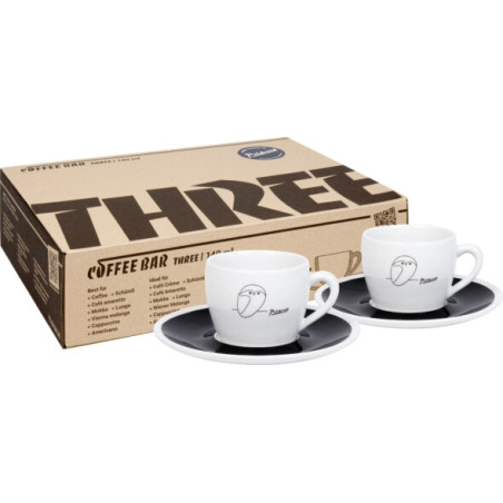 Set Coffee bar THREE-Picasso Le Chouette-140ml - KONITZ
