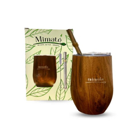 SET CALEBASSE INOX-BOIS/BOMBILLA/BROSSE POUR MATÉ