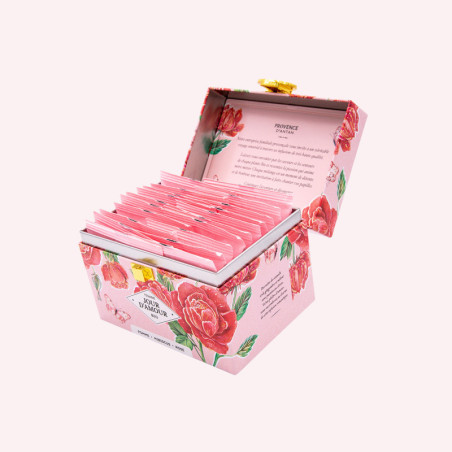 Tisane Jour d'Amour Bio* - coffre métal 20 sachets