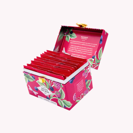 Tisane aux Fruits Bio* - coffre métal 20 sachets