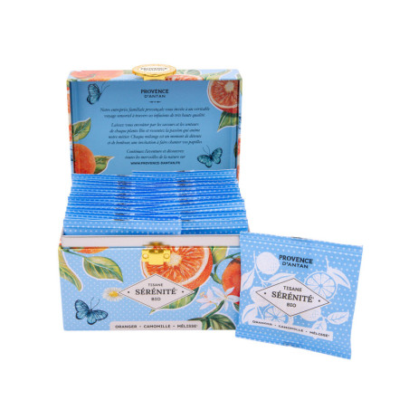 Tisane Sérénité Bio* - coffre métal 20 sachets