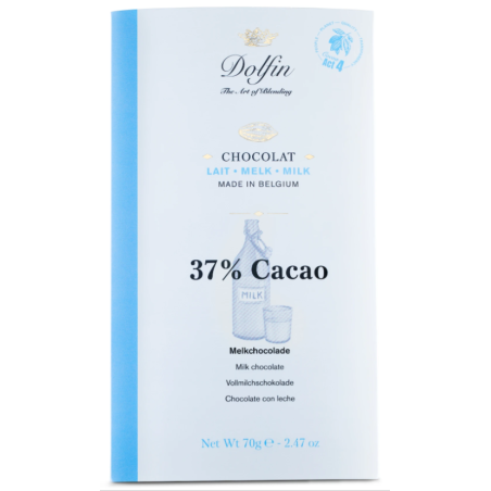 Chocolat au lait 38% de cacao - 70g