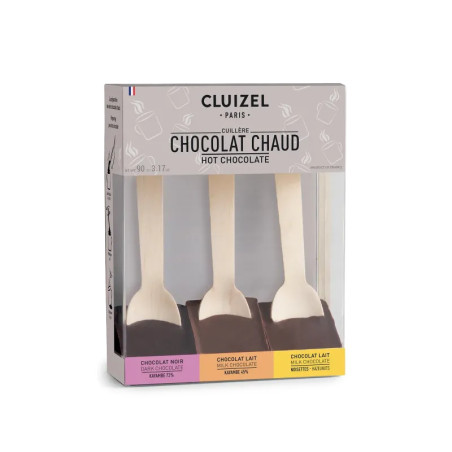 Coffret Dégustation Chocolat Chaud - 90grs - CLUIZEL