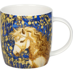 Mugs, Animaux artistiques Le cheval de Klimt - 400 ML - KONITZ