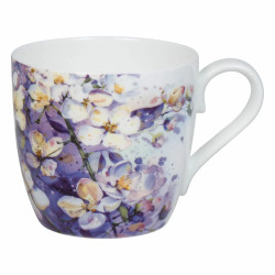 Mug tea time- fleurs violettes -425 ml - KONITZ