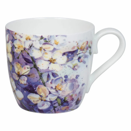 Mug tea time- fleurs violettes -425 ml - KONITZ