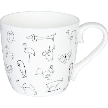 MUG PICASSO -ANIMAUX - 400 ML - KONITZ