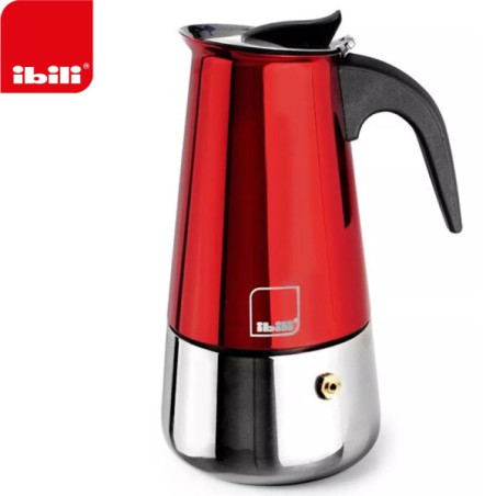 CAFETIERE ITALIENNE INOX EXPRESS MOCA RED