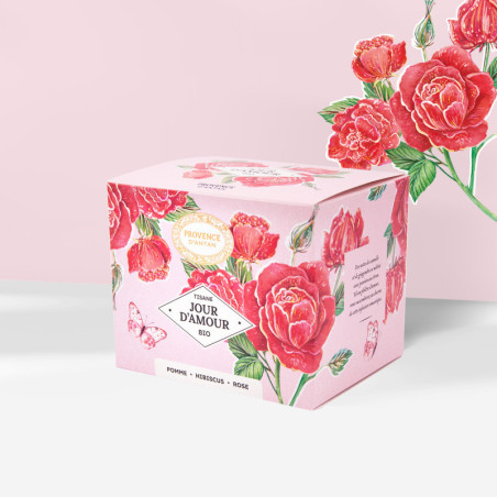 Tisane Jour d'Amour Bio* - recharge 20 sachets
