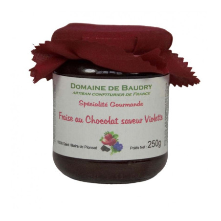 Confiture Fraise Chocolat Violette-250G
