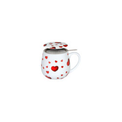 MUG-SNUGGLE Du thé pour vous - Petits Cœurs - KONITZ
