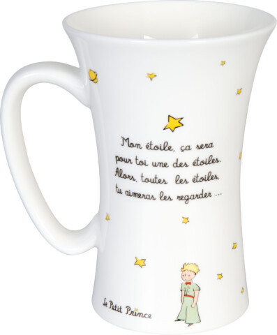 Tasse Mug Könitz Le Petit Prince - En Porcelaine, Hauteur 8 Cm, Motif Multicolore, Neuve